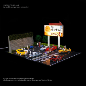 G-Fans Initial D Car Meet-up Diorama