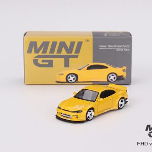 Mini GT Nissan Silvia (S15) Rocket Bunny Bronze Yellow