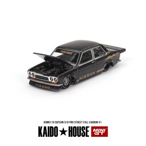 Mini GT x Kaido House KHMG110 Datsun 510 Pro Street Full Carbon V1
